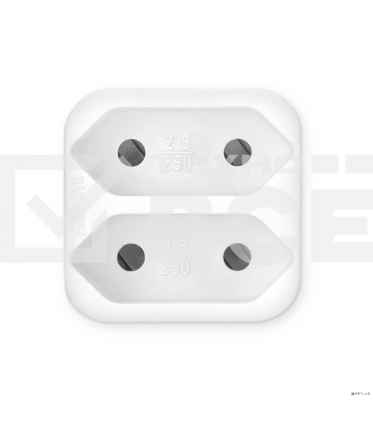 Сетевой разветвитель Buro BU-PS2F-W (2 розетки) белый (пакет ПЭ)