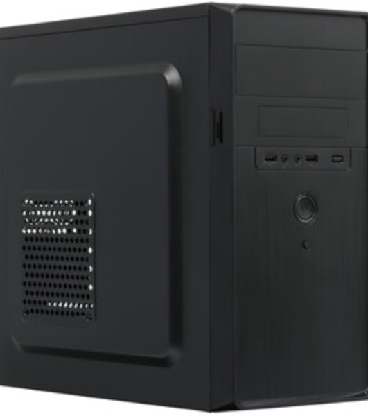 Компьютерный корпус Minitower ExeGate BA-309-UNS350 (mATX, БП UNS350 с вент. 12см, 2*USB, HD аудио, черный)
