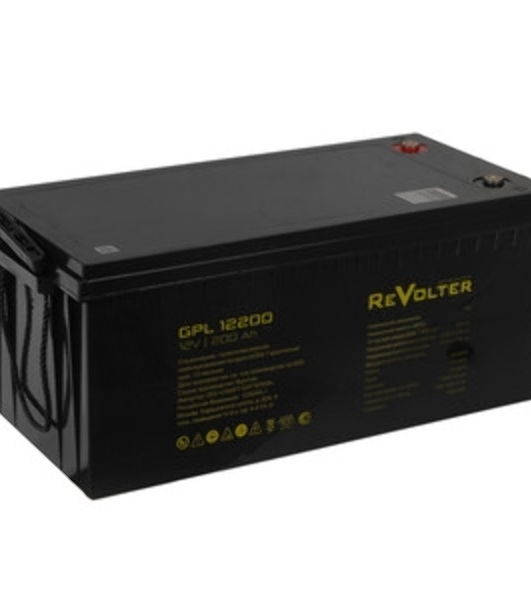 Аккумулятор 12В 200А.ч REVOLTER GPL 12200
