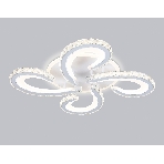 Потолочный светодиодный светильник Ambrella light FA1702/4 WH/CH белый/хром 121W 3000K-6400K 560*560*90 (ПДУ РАДИО 2.4G), фото7