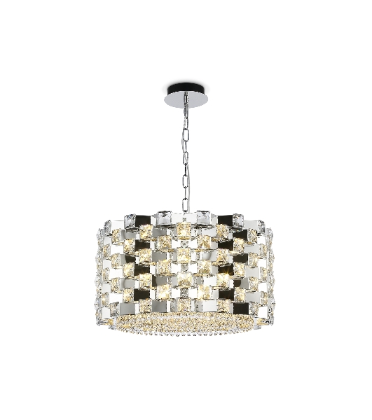 Люстра Ambrella light LH41001/12 CH/CL хром/прозрачный E14*12 max 40W D540*290