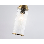 Настенный светильник Ambrella light LH55260 BK/BS/CL черный/латунь/прозрачный E14 max 40W 140*80*310, фото4