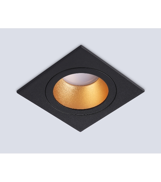 Встраиваемый точечный светильник Ambrella light TN102829 BK/GD черный/золото GU5.3 92*92*50