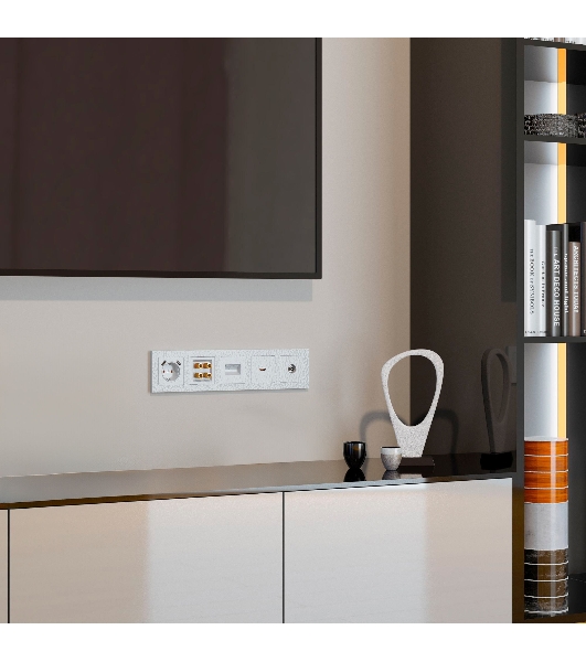 Накладка для розетки HDMI (белый)