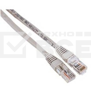 Патч-корд Hama H-30595 8p8c (RJ45) (m-m) CAT5e UTP 3.0 м 1000 Мбит/с серый 