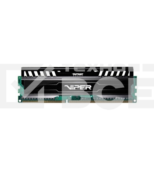 Оперативная память Patriot Viper 3, DDR3, 8GB (1x8 GB), 1600 MHz, CL10, радиатор, черный