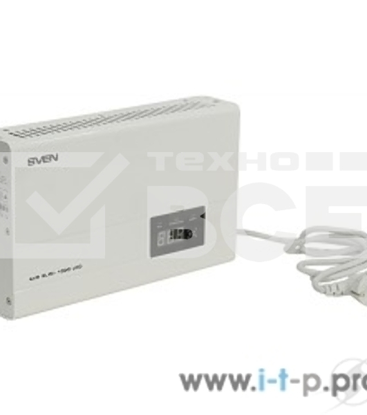 Стабилизатор напряжения SVEN AVR SLIM-1000 LCD