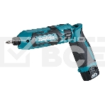 Отвертка MAKITA TD022DSEак уд 7.2В 2х1Ач Li-Ion 2450об/м 25Нм 1/4'' 0.56кг сумка подсветка, фото 1