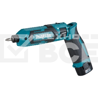 Отвертка MAKITA TD022DSEак уд 7.2В 2х1Ач Li-Ion 2450об/м 25Нм 1/4'' 0.56кг сумка подсветка
