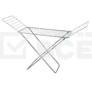 Сушилка для белья НИКА СБП1/С напольная 18 м,серебро