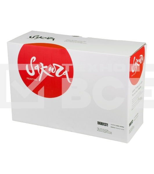 Картридж Sakura 106R01371 для Xerox Phaser 3600 , черный, 14 000 к.