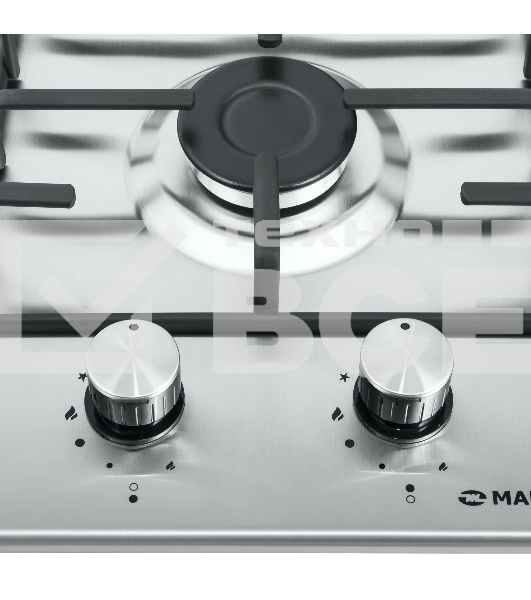 Газовая панель Maunfeld EGHS.32.3ES/G, нержавеющая сталь