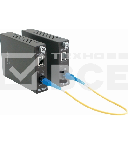 Медиаконвертор D-Link DMC-1910T/A9A, 1000Base-T to 1000Base-LX (up to 15 km, SC) Single Fiber Bi-Direction Media Converter. Transmitting and Receiving wavelength: TX 1550nm; RX 1310nm