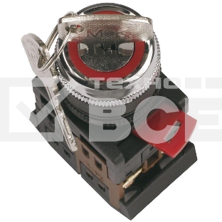 Переключатель AKS22 с ключ. 1-0. 1з+1р ИЭК BSW10-AKS-2-K02