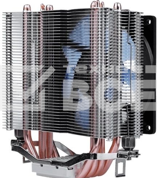 Кулер для процессора AeroCool / Formula Verkho 4 Lite серебристый, 90 мм, алюминий/медь, 2000 об/мин, 27 дБ, 4 pin, 125 Вт, 135 мм