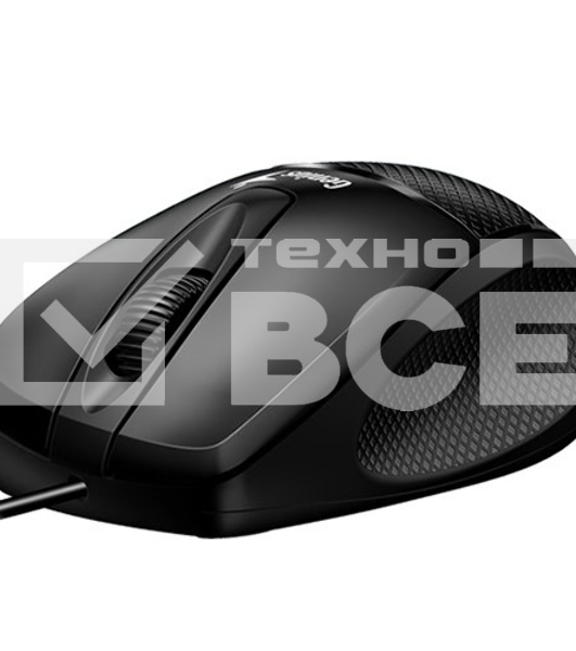 Мышь проводная Genius DX-150X черный, 1000 dpi, USB, кнопки - 3
