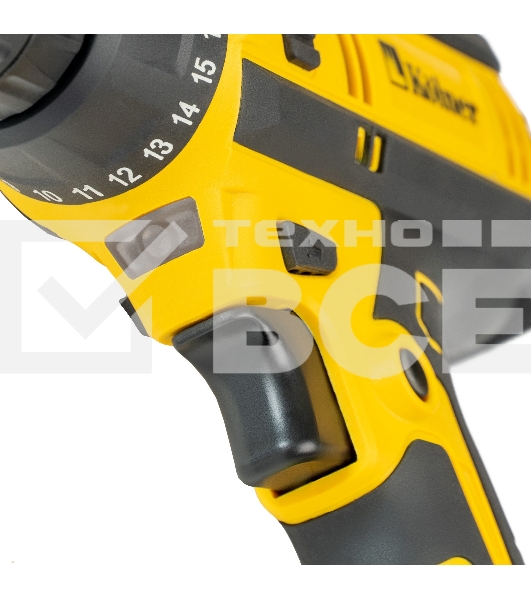 Дрель ударная электрическая Kolner KED 300V  300 Вт, 0- 800 об/мин, быстрозажимной двухмуфтовый патрон 0,8-10 мм, максимальный крутящий момент 14Нм, число ступеней крутящего момента 20+1