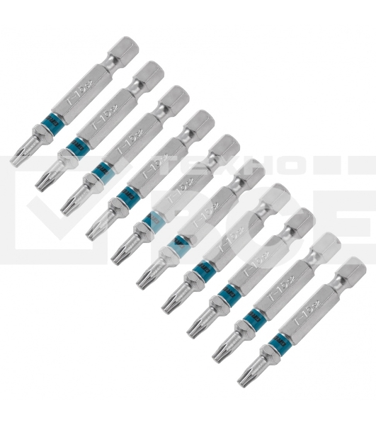 Набор бит TORX 15х50, сталь S2, 10 шт. Gross