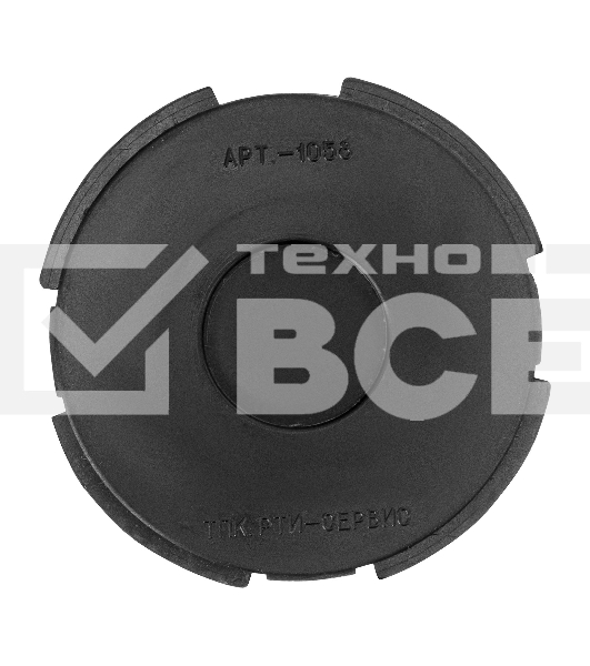 Резиновая опора для подкатного домкрата универсальная, D=100 mm, d=90, H=12 mmMatrix