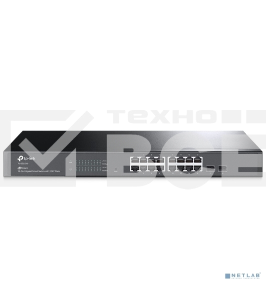 Коммутатор TP-Link Jetstream 16-port gigabit smart switch with 2-gigabit uplink ports