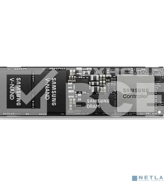 Накопитель SSD Samsung PM9B1, 1Tb, M.2 2280, PCIe 4.0 x4, NVMe, R/W 3600/3000