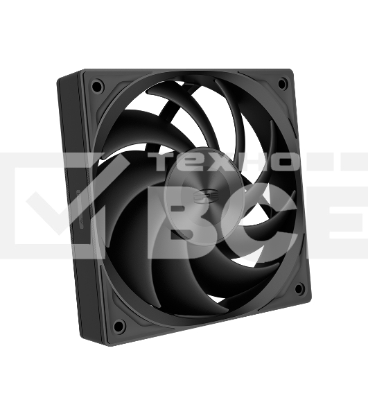 Кулер для корпуса PCCooler F5R120 черный (120x120x25mm, 4-pin PWM, 86.73CFM, 32dBA, 2200RPM)