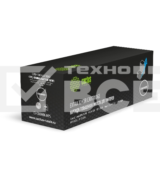Картридж лазерный Cactus CS-C069HBK-MPS 069HBK черный (12000стр.) для Canon I_sensys LBP673CDW/MF754CDW/MF752CDW/imageCLASS MF756Cx/LBP674CDW/MF753CDW/MF751CDW
