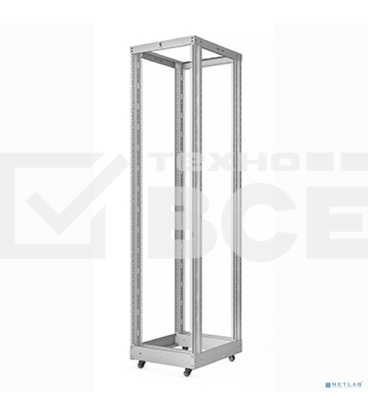 Стойка открытая 19' Cabeus RА, универсальная, 42U, 2013х515х1000 мм (ВхШхГ), двухрамная, серый