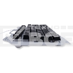 Клавиатура Gembird KB-G710M-S проводная, USB Type-A, чёрный/серебристый, фото10