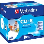Диск CD-R Verbatim 700Mb 52x Jewel case (10шт) (43327), фото4