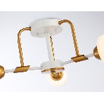Светильник Ambrella light TR303321/3 WH/GD/CL/FR белый/золото/прозрачный/белый матовый E27*3 max 60W D620*210, фото5