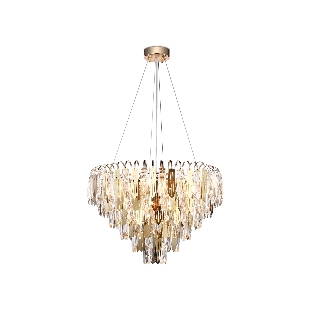 Светильник Ambrella light TR5258/11 SGD/CL золото/прозрачный E27*11 max 40W D600*400
