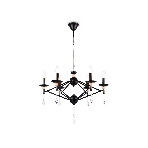 Светильник Ambrella light TR9597/6 BK черный E14/6 max 40W D660*880, фото 1