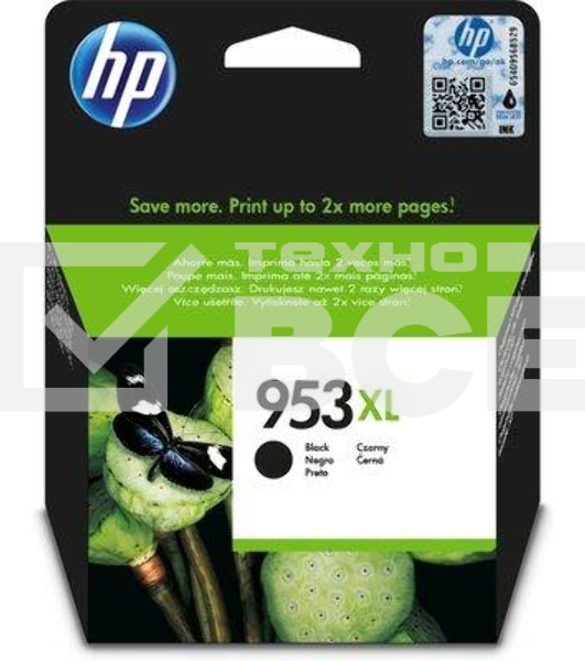 Картридж струйный HP 953XL L0S70AE черный для HP OJP 8710/8715/8720/8725/8730/8210/7740 (2000стр.)
