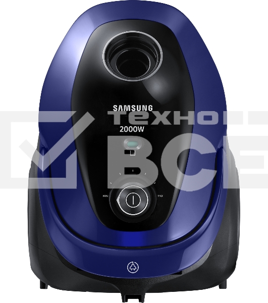 Пылесос Samsung VC20M251AWB синий, 460/2000 Вт, уборка сухая, пылесборник мешок 2.5 л