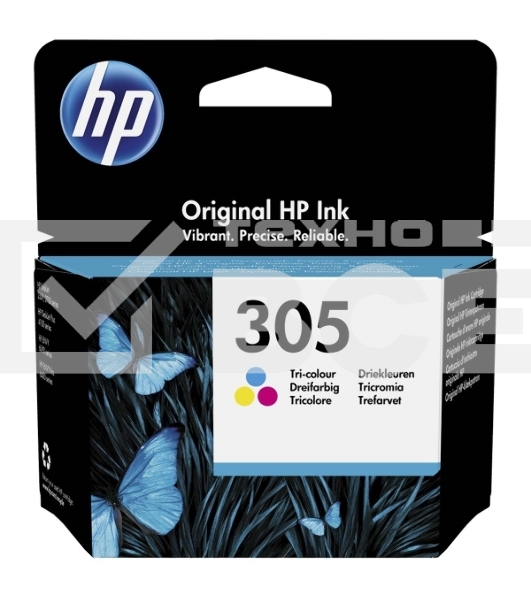 Картридж струйный HP 305 3YM60AE многоцветный (100стр.) (2мл) для HP DJ 2320/2710/2720