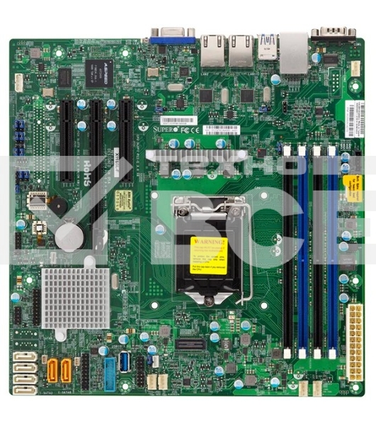 Материнская плата SuperMicro MBD-X11SSL-F-B Soc-1151 iC232 mATX 4xDDR4 6xSATA3 SATA RAID i210AT 2хGgbEth bulk