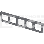 Рамка 5 постов дымчатый Inspiria, фото 1