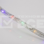 Дюралайт LED, фиксинг (2W), 24 LED/м, мультиколор (RYGB), 25 м, фото4