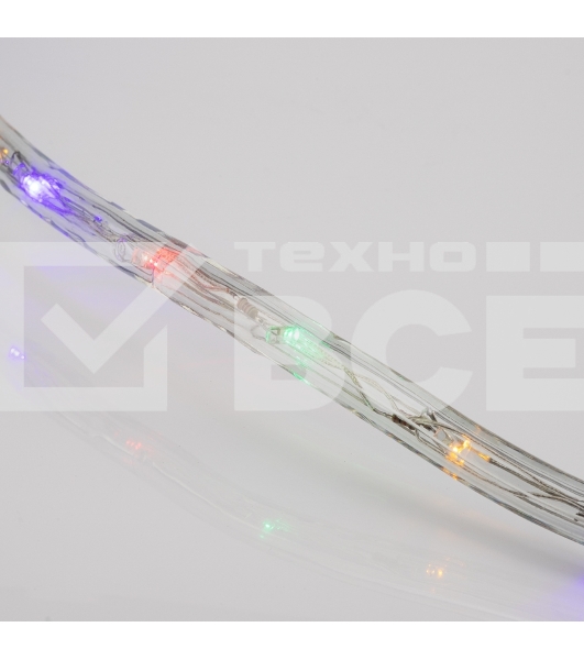 Дюралайт LED, фиксинг (2W), 24 LED/м, мультиколор (RYGB), 25 м