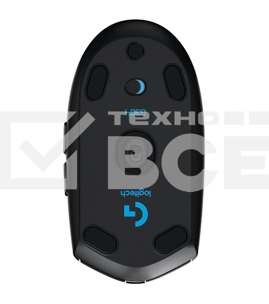 Мышь беспроводная Logitech G305 Lightspeed черный, 12000 dpi, радиоканал, USB, кнопки - 6