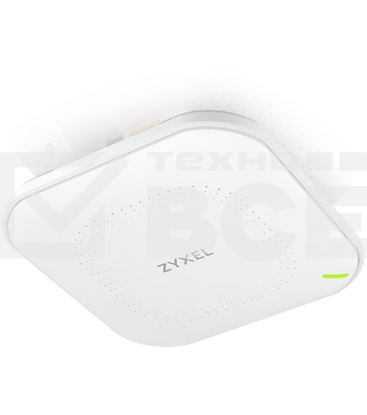 Гибридная точка доступа Zyxel NebulaFlex NWA50AX, WiFi 6, 802.11a/b/g/n/ac/ax (2,4 и 5 ГГц), MU-MIMO, антенны 2x2, до 575+1200 Мбит/с, 1xLAN GE, PoE, без поддержки Captive portal и WPA-Enterprise, защ