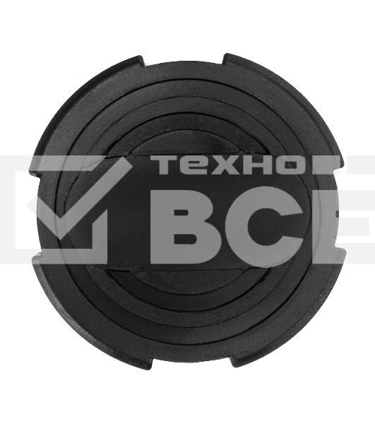 Резиновая опора для подкатного домкрата универсальная, D=100 mm, d=90, H=12 mmMatrix