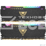 Оперативная память Patriot Viper Steel, DDR4, 16GB (2x8GB), 3600MHz, CL20, DIMM, с радиатором, RGB, черный, фото3