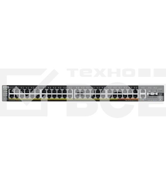 Коммутатор L3 Access Zyxel NebulaFlex Pro XGS2220-54FP, rack 19
