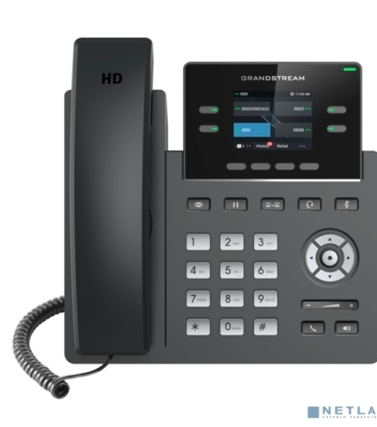 Телефон IP Grandstream GRP-2612 черный