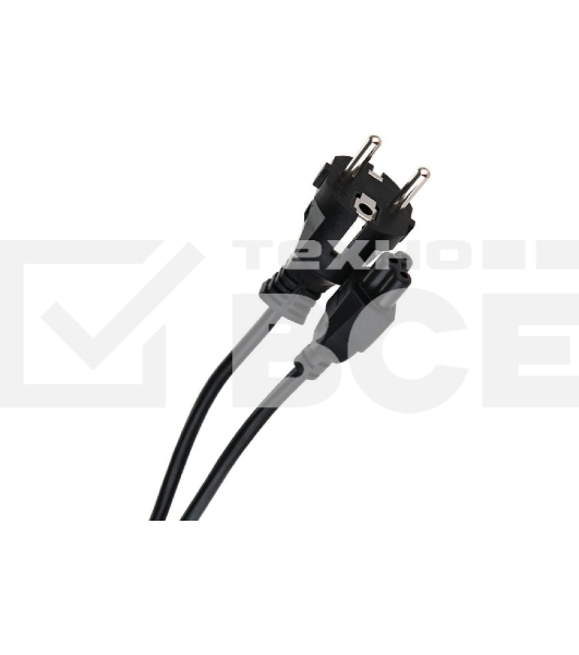 Кабель питания для ноутбуков Telecom 1.8m, 3-pin, с заземлением, 220V (Европейский стандарт)