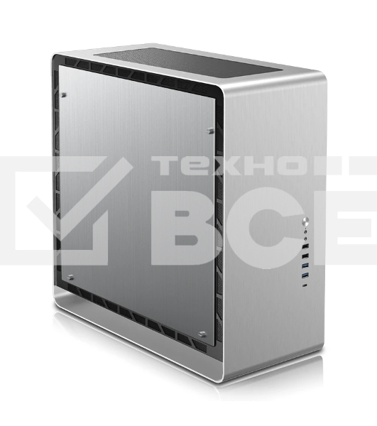 Корпус без блока питания JONSBO UMX6S-A, Midi-Tower, no fun, 2xUSB-A 3.2 + 2xUSB-A 2.0 + 1xUSB-C 3.2, E-ATX, ATX, mATX, mITX Silver