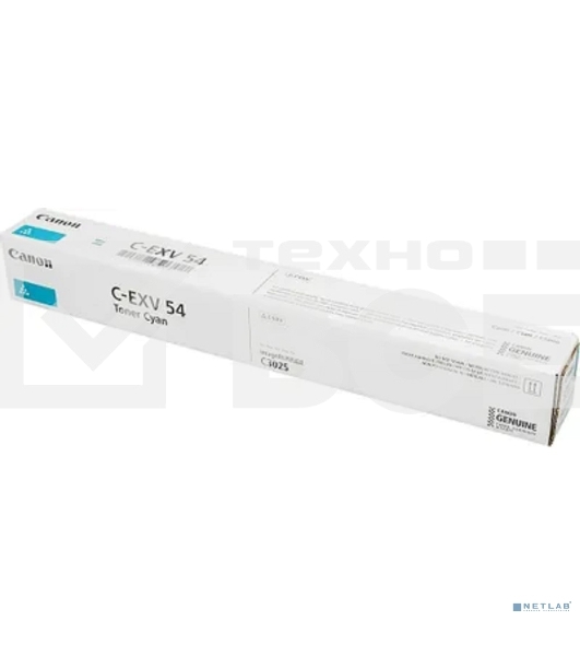Картридж лазерный Canon C-EXV54C (1395C002) голубой (8 500) для Canon imageRUNNER C3226i/C3025i/C3025/C3125