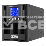 Источник бесперебойного питания CBR ESN-1KT-3F-LCHERSC Online 1000VA/1000W Tower 3 x Schuko, LCD, HID-USB, RS232, EPO, SNMP slot, фото4
